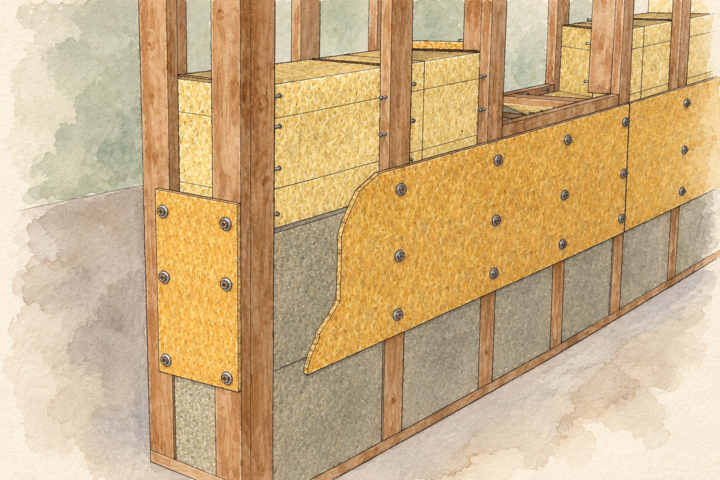 Illustration : Autoconstruction paille